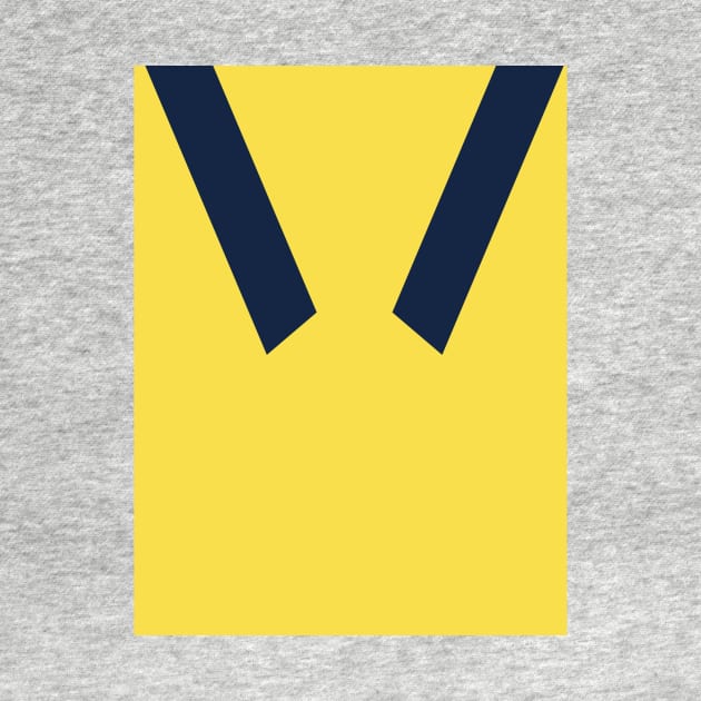 Tottenham 1978 Yellow and Navy by Culture-Factory